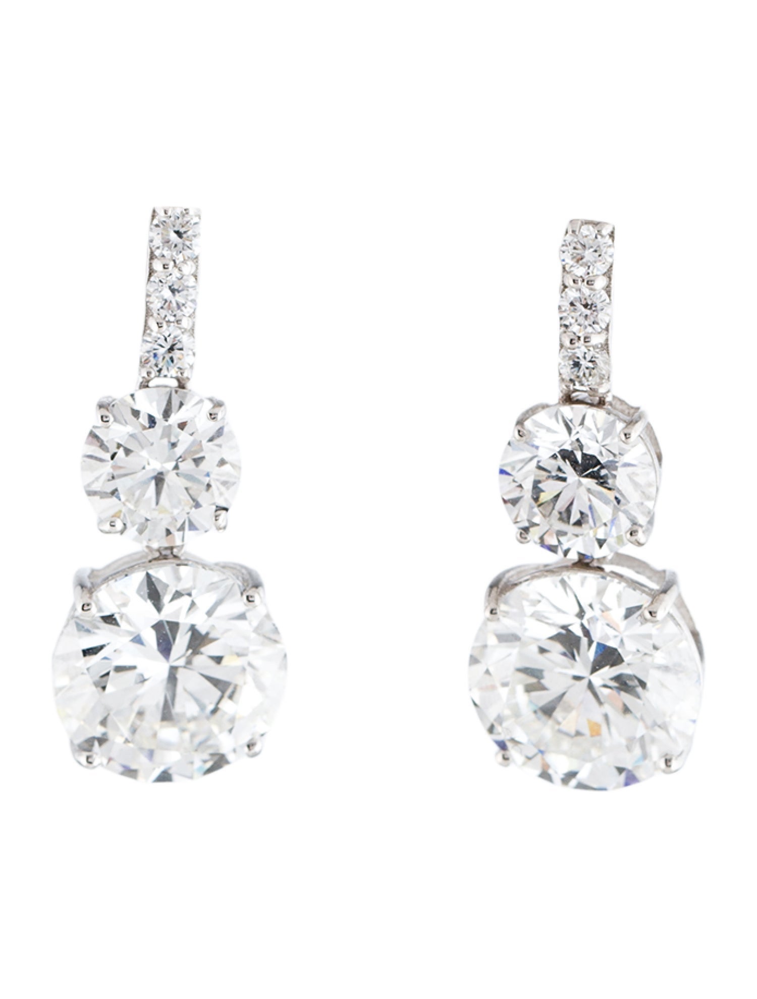 Earrings 14K 8.43ctw Lab-Grown Diamond Drop