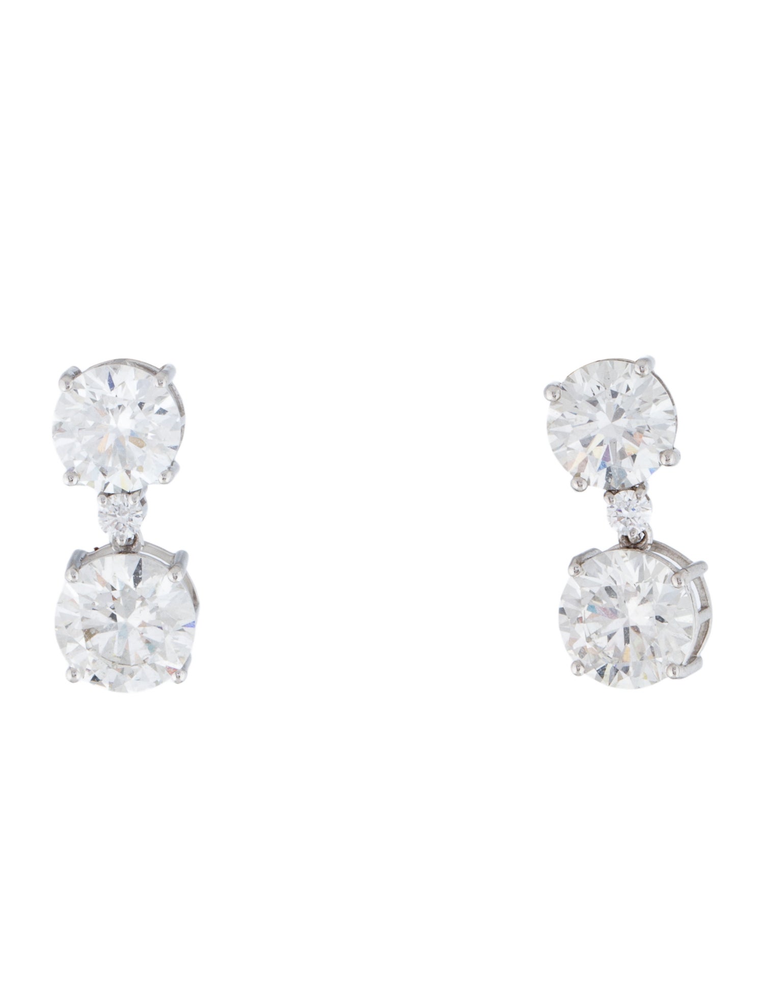 Earrings 14K 7.23ctw Lab-Grown Diamond Drop