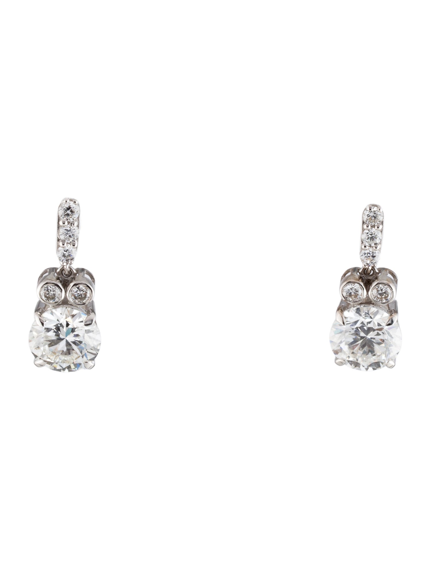 Earrings 14K 3.86ctw Diamond Drop Earrings