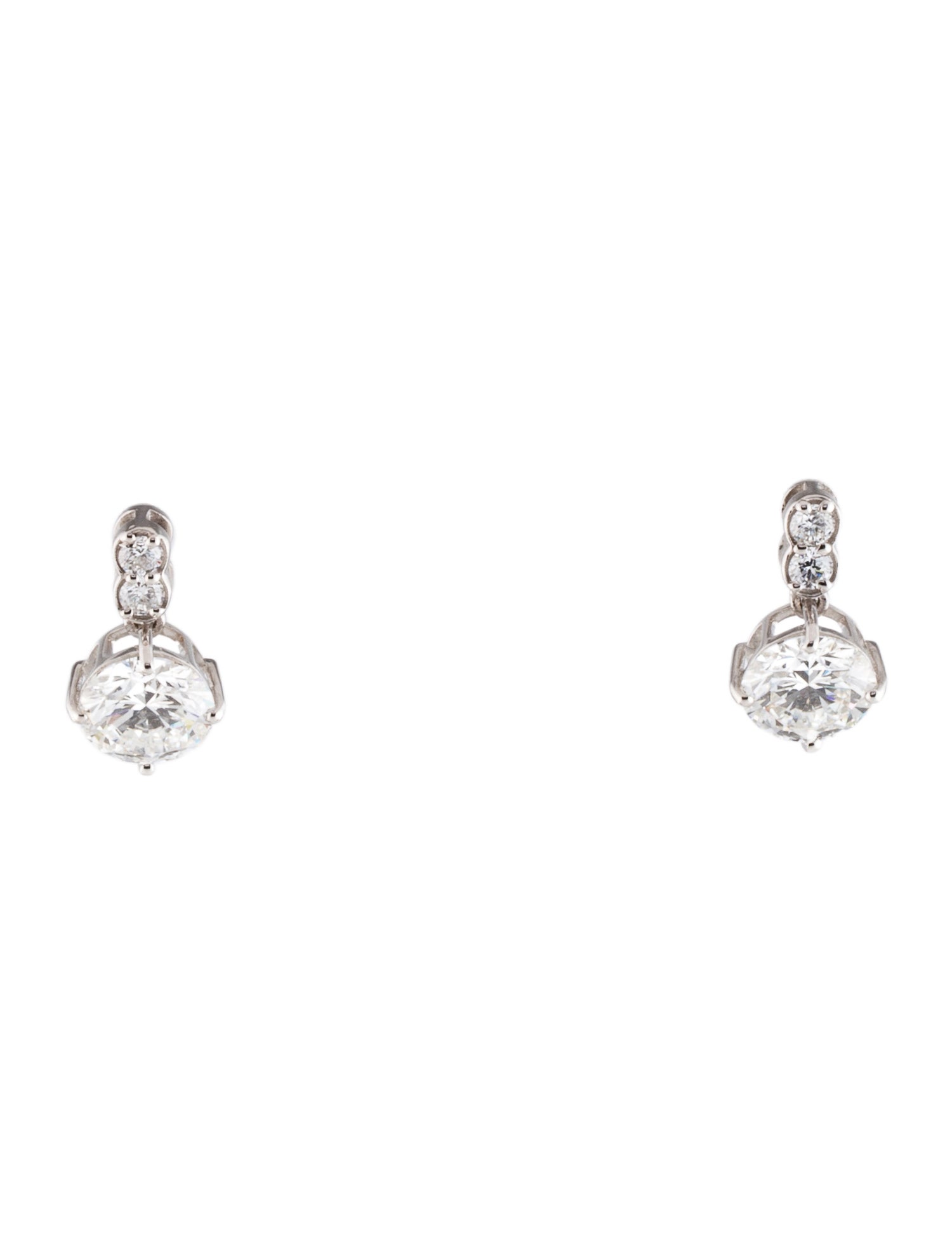 Earrings 14K 2.28ctw Lab-Grown Diamond Drop