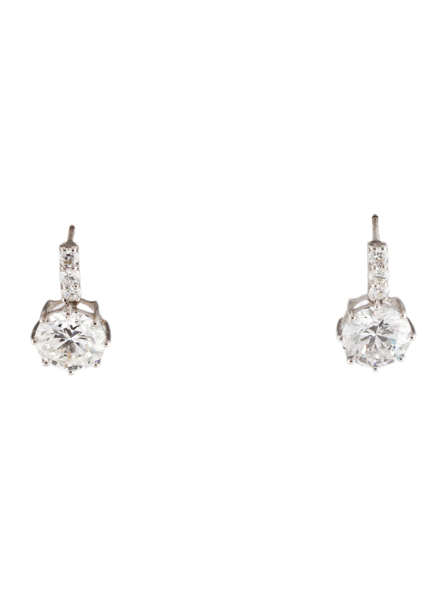 Earrings 14K 1.92ctw Lab-Grown Diamond Drop Earrings