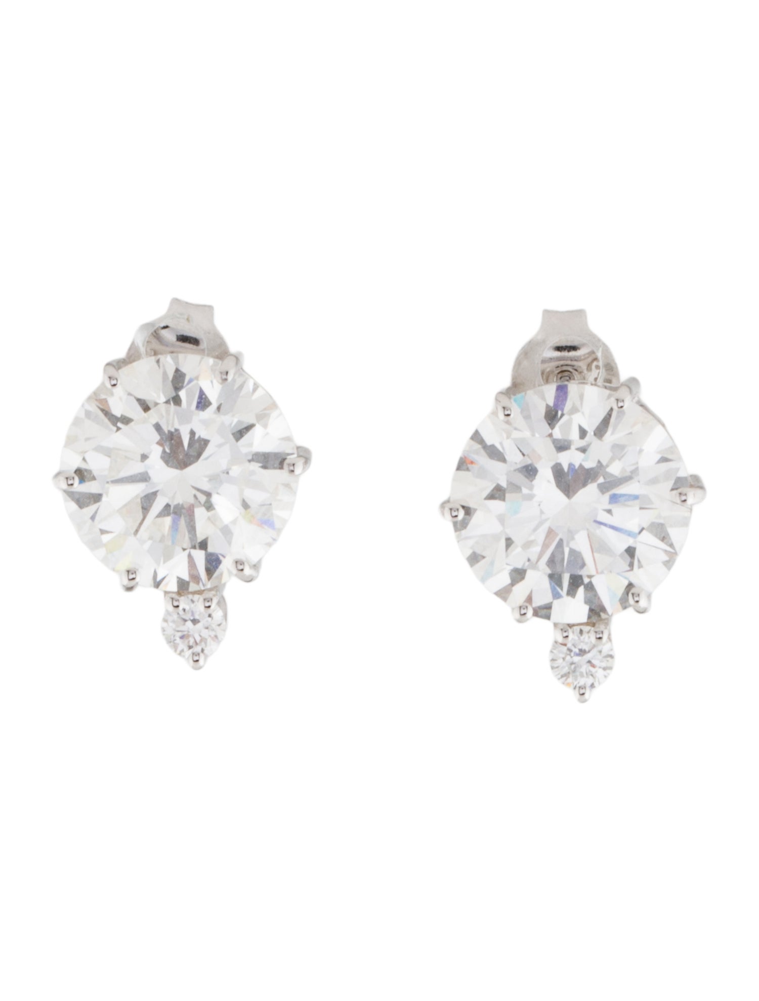 Earrings 14K 6.27ctw Lab-Grown Diamond Stud Earrings