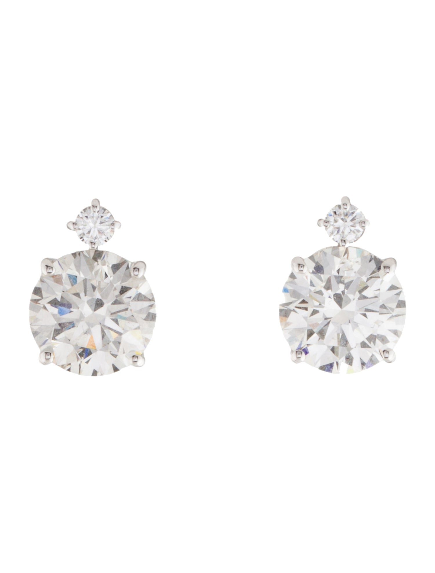 Earrings 14K 4.20ctw Lab-Grown Diamond Stud Earrings