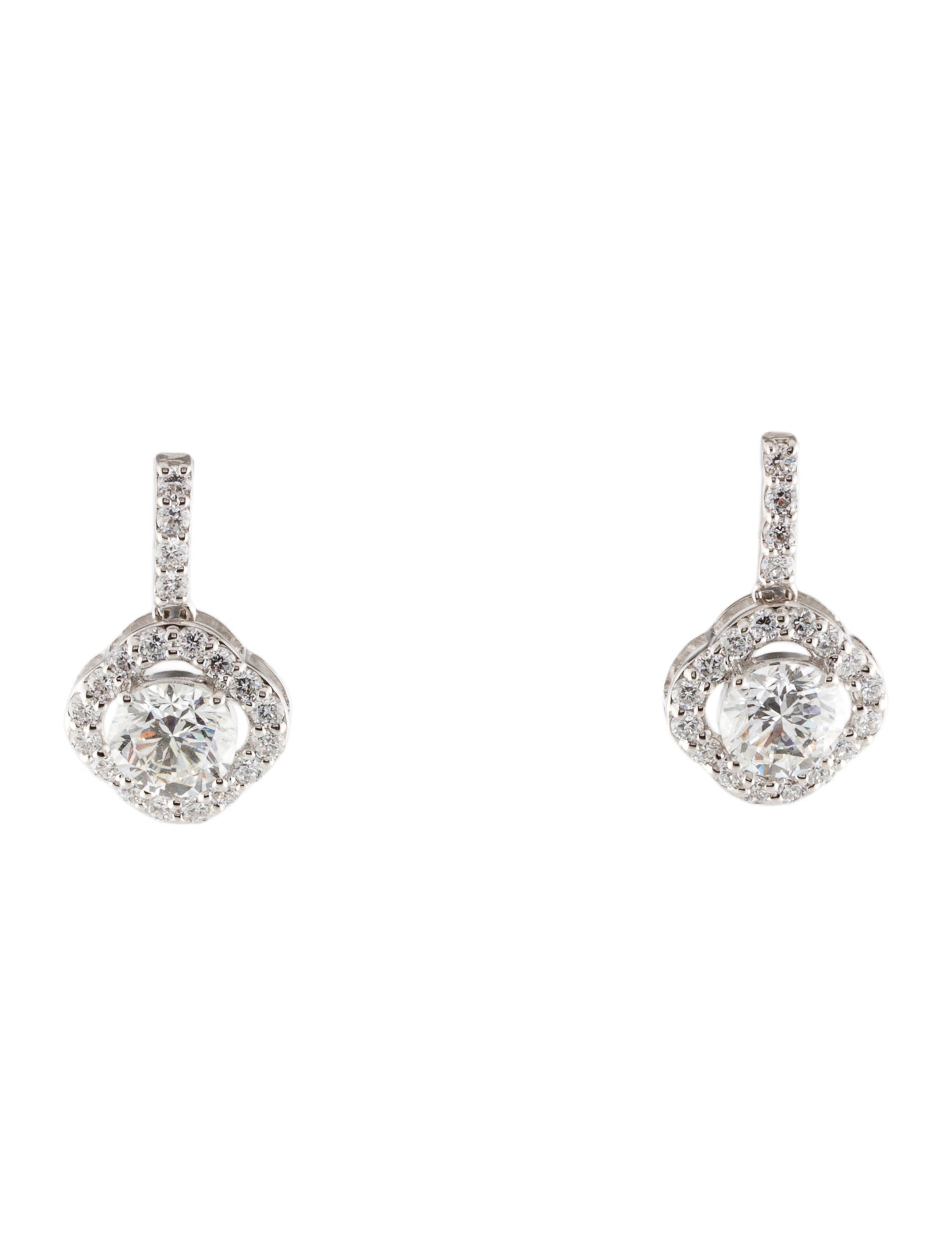 Earrings 14K 3.26ctw Lab-Grown Diamond Drop Earrings