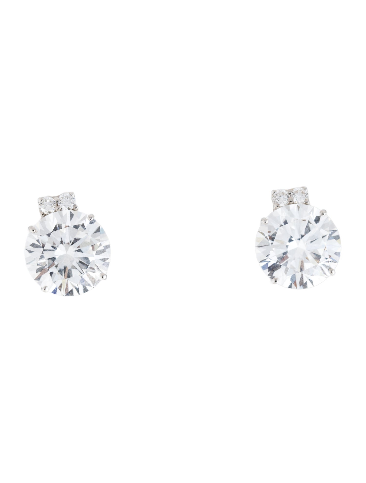 Earrings 14K 8.50ctw Lab-Grown Diamond Stud Earrings