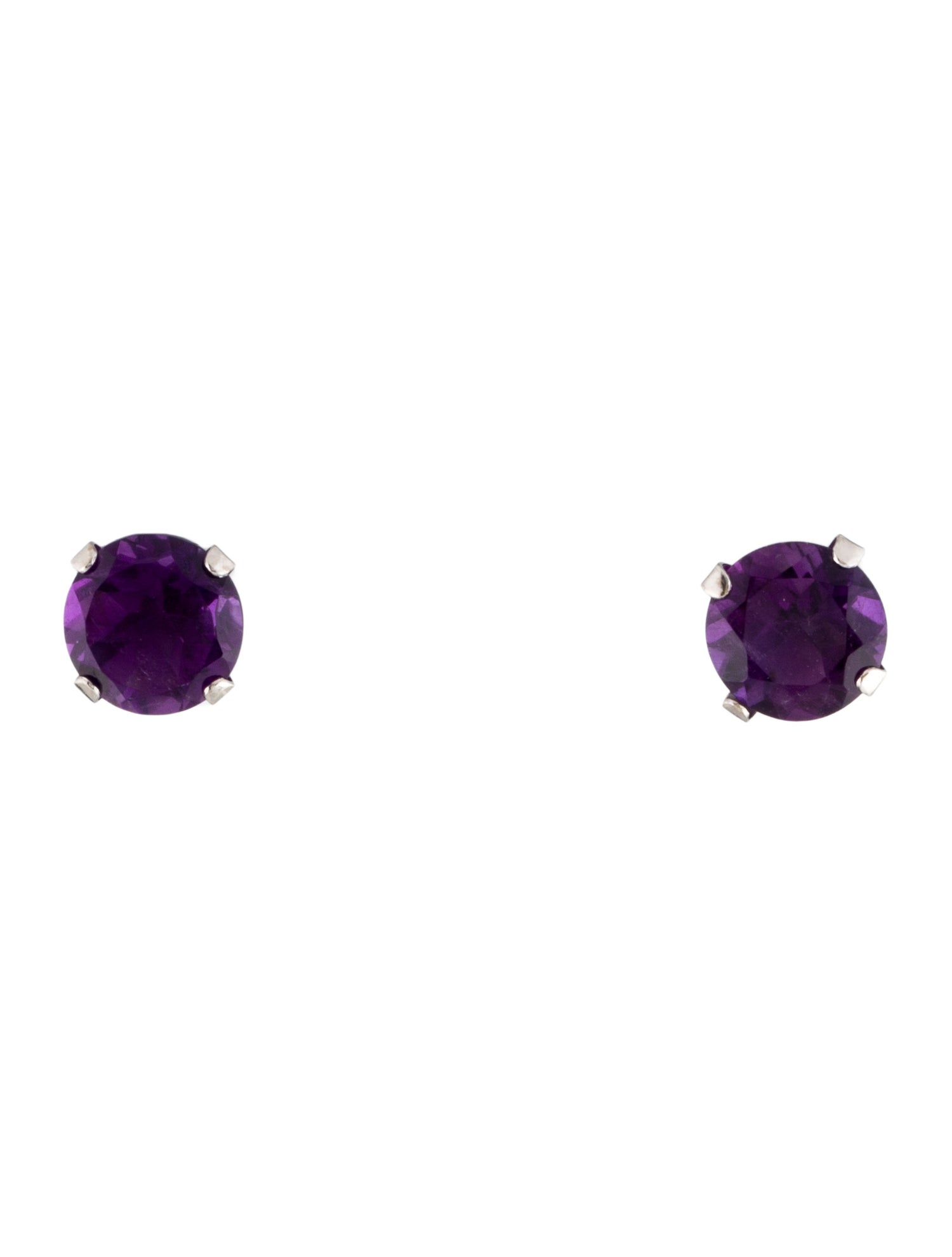 Earrings 10K Amethyst Stud