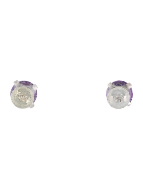 Earrings 10K Amethyst Stud Earrings