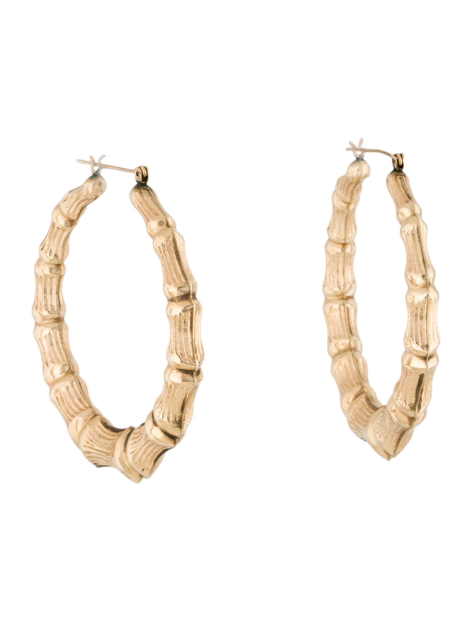 Earrings 10K Large Hoop