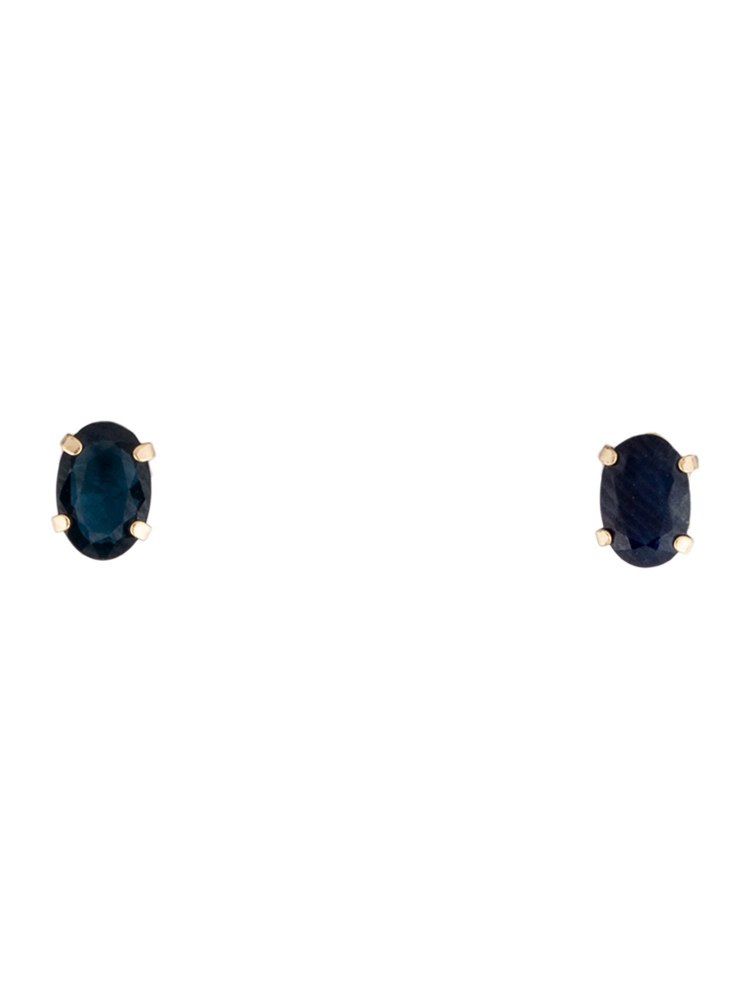 Earrings 14K Sapphire Stud Earrings