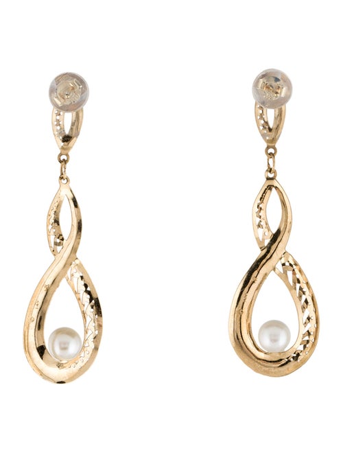 Earrings 14K Pearl Drop Earrings
