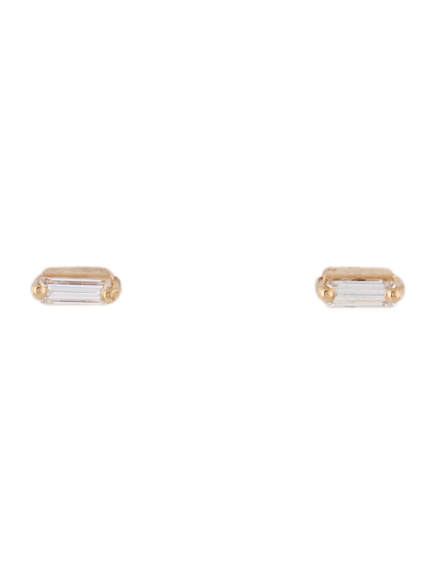 Earrings 14K Diamond Solitaire Stud
