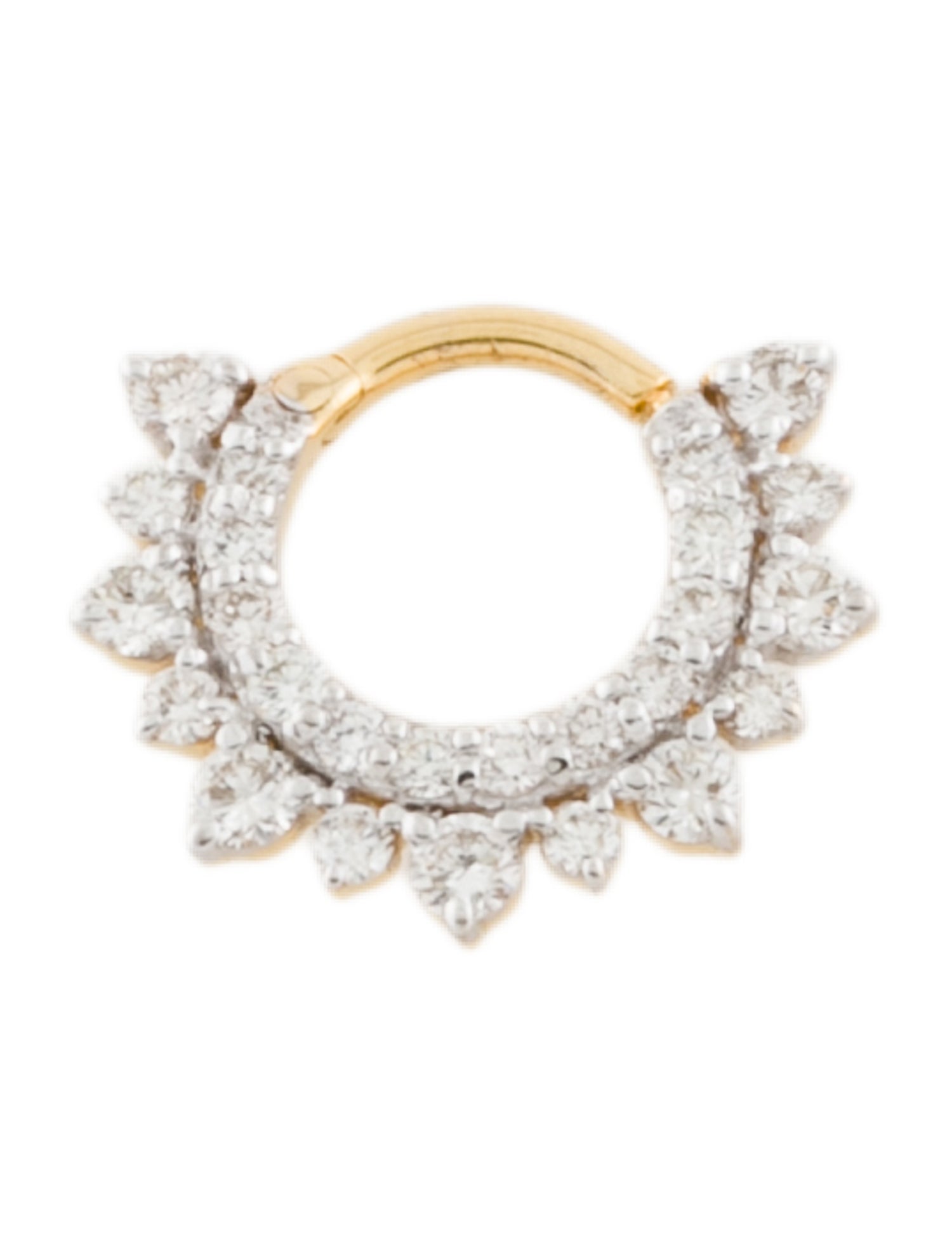 Earrings 14K Diamond Daith/Septum Clicker