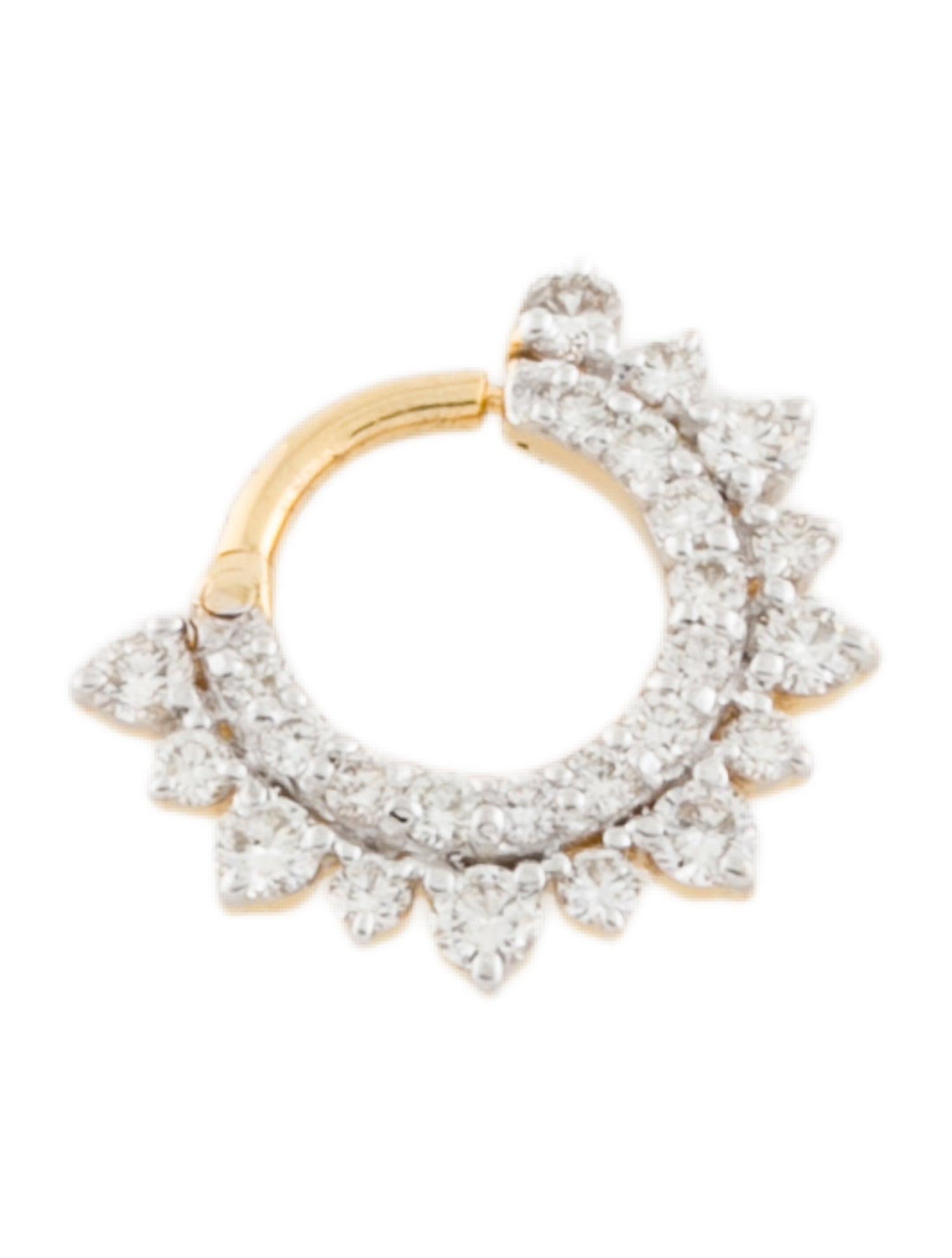 Earrings 14K Diamond Daith/Septum Clicker