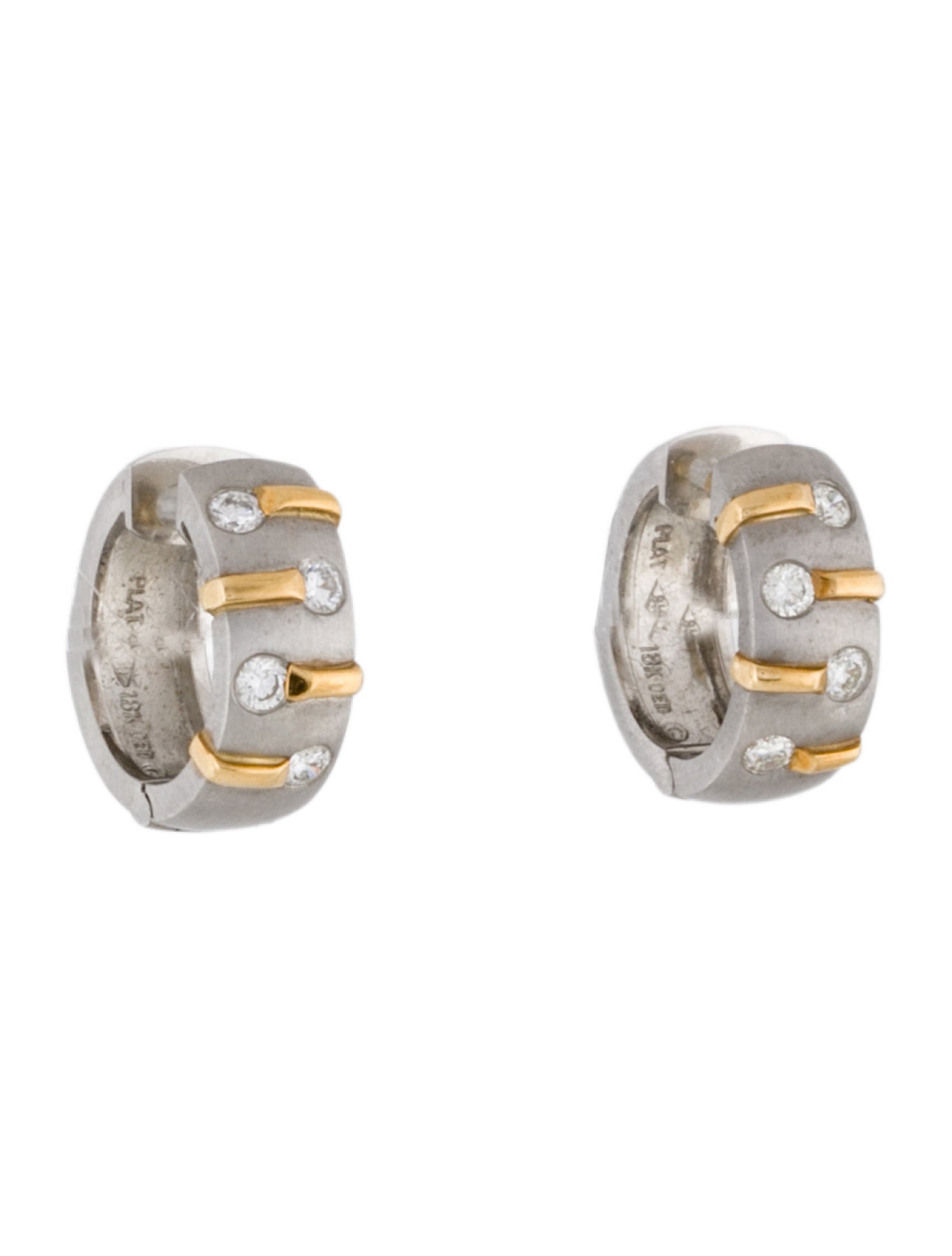 Earrings Rudolf Erdel Diamond Hoop