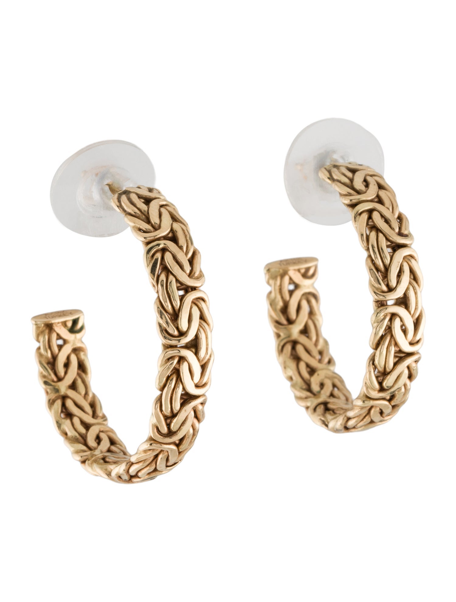 Earrings 14K Woven Hoop