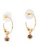 Earrings 18K Hoop Drop Earrings