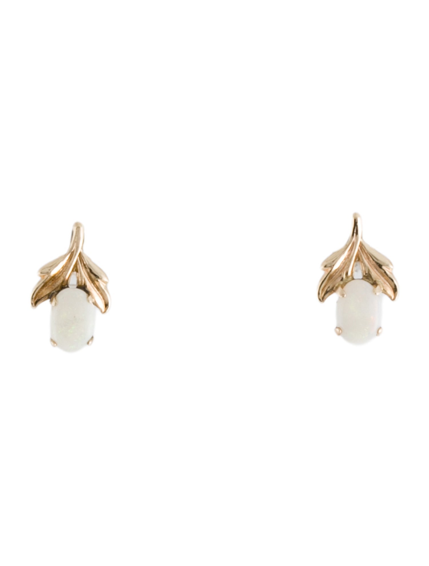 Earrings 14K Opal Stud