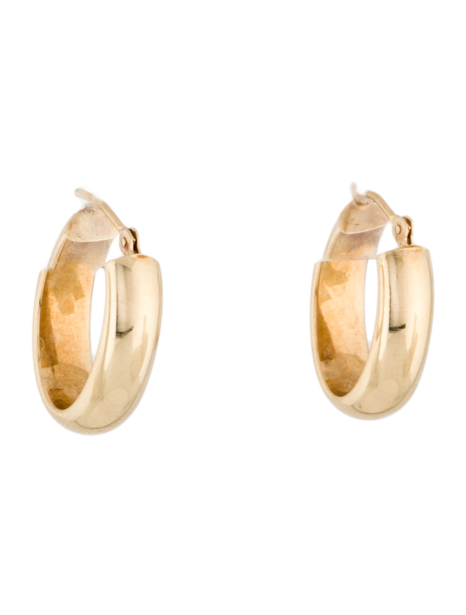 Earrings 14K Oval Hoop