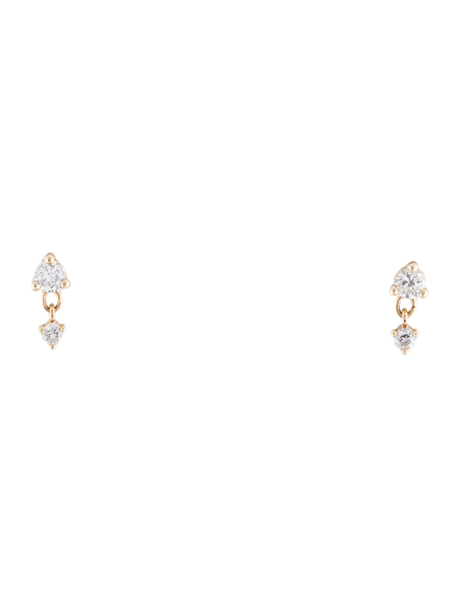 Earrings 14K Lab-Grown Diamond Drop