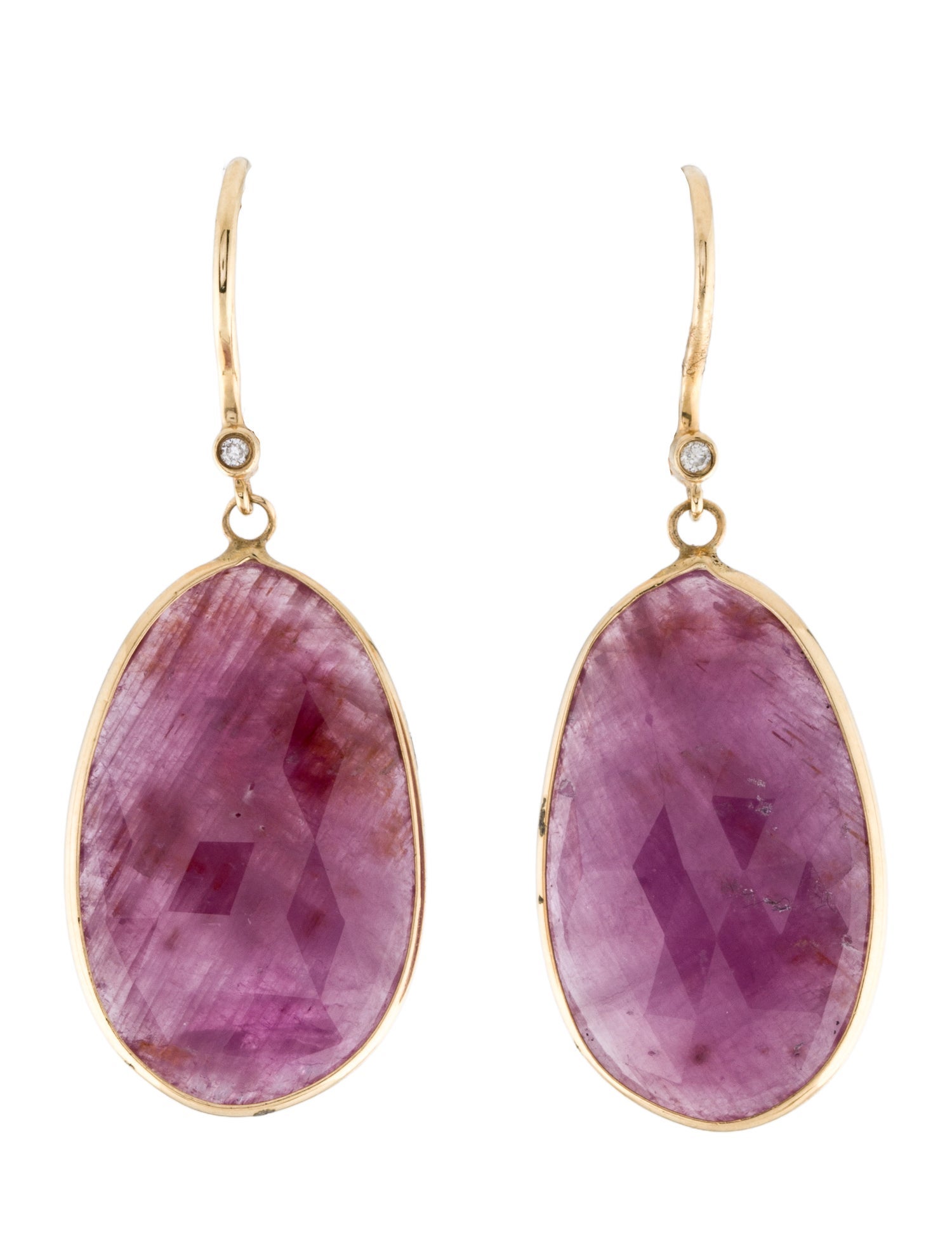 Earrings 14K Sapphire Drop Earrings