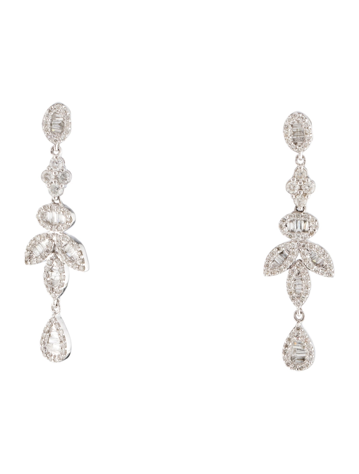 Earrings 14K Diamond Drop
