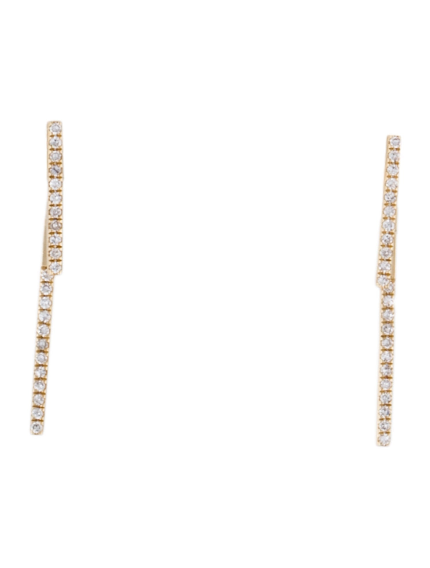 Earrings 14K Diamond Drop