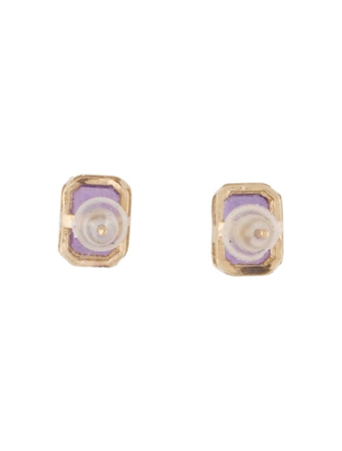 Earrings 14K Amethyst Stud Earrings