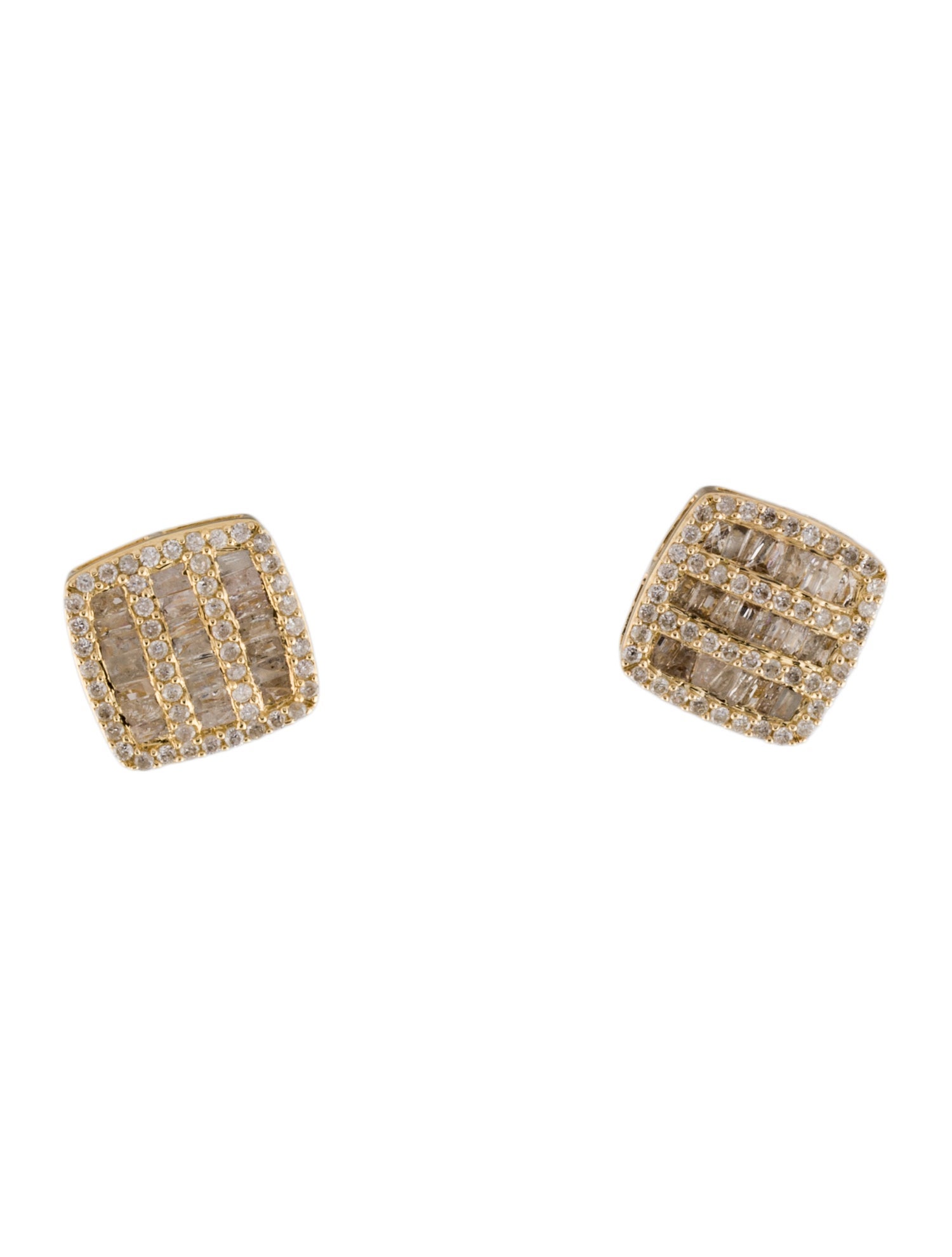 Earrings 14K 1.05ctw Diamond Stud