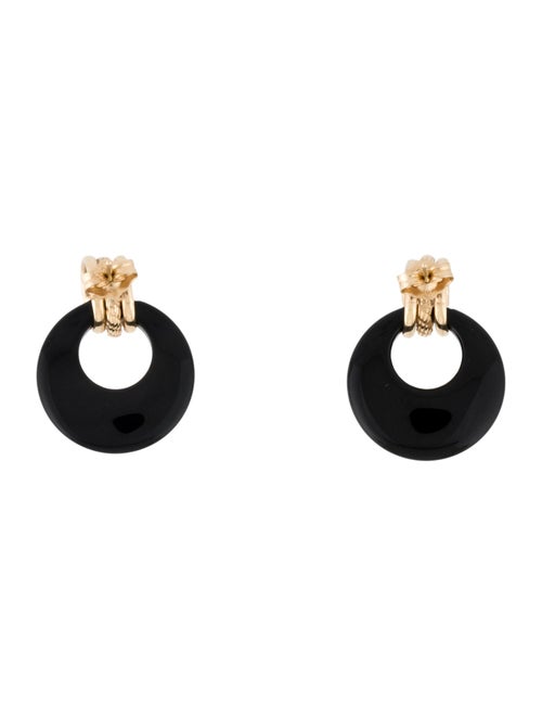 Earrings 14K Onyx Drop Earrings