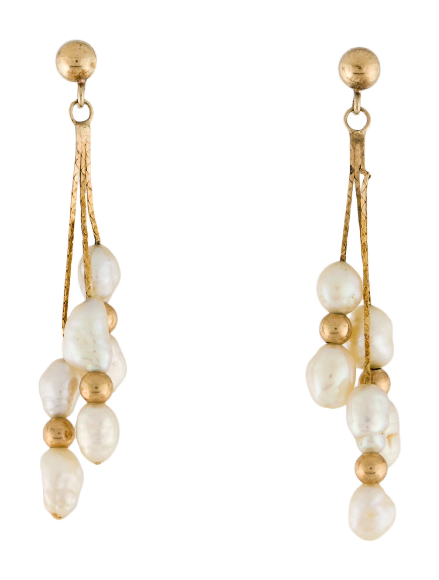 Earrings 14K Pearl Drop