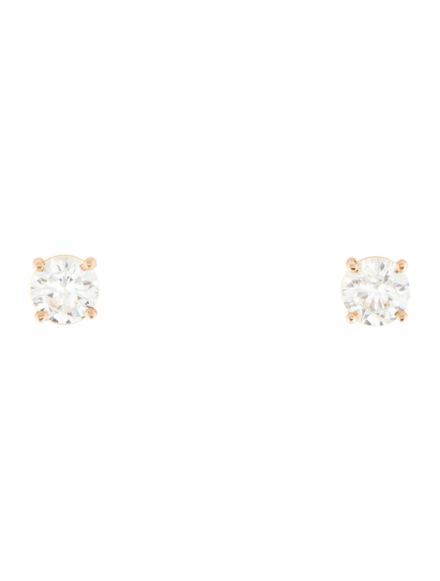 Earrings 18K 1.48ctw Diamond Stud