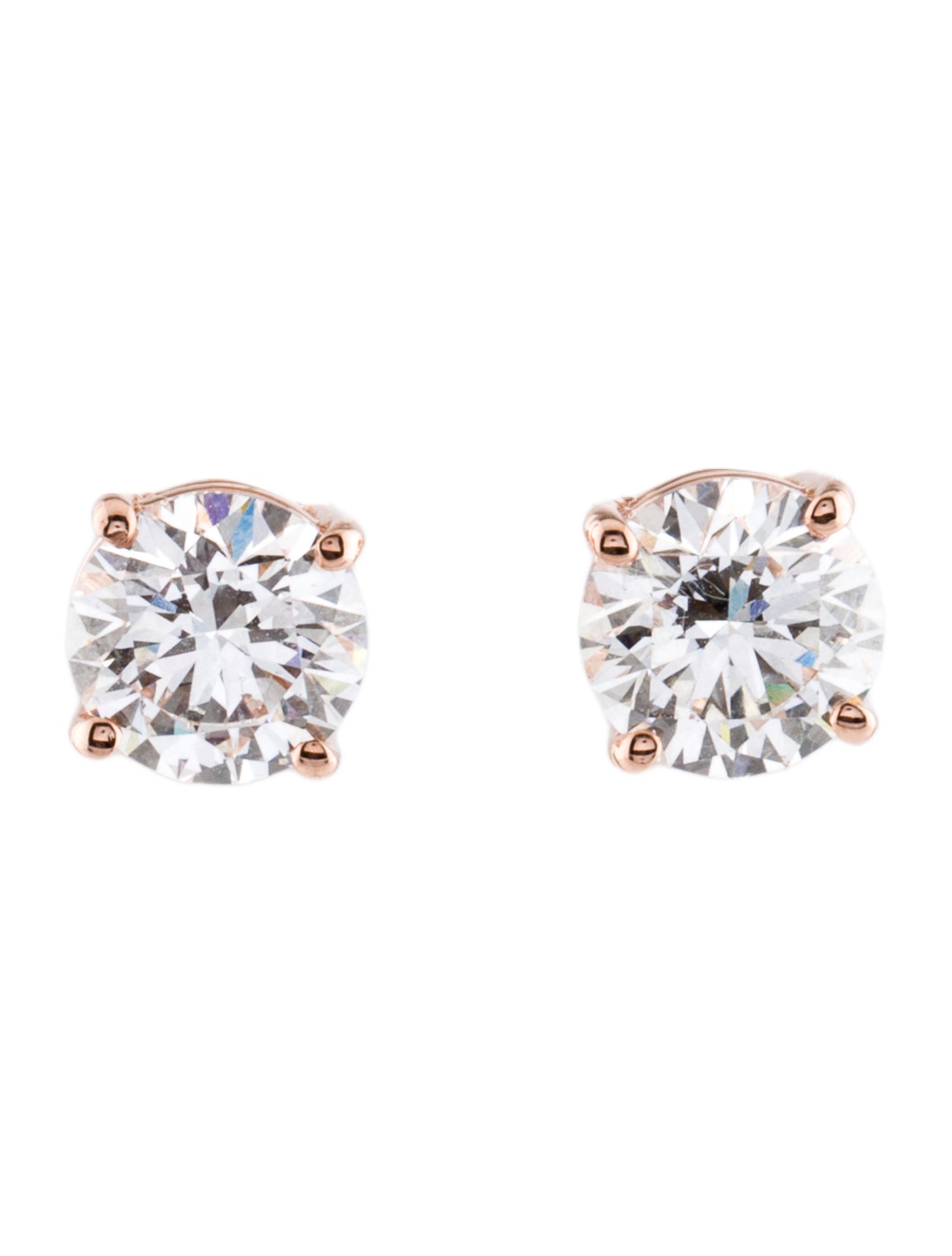 Earrings 14K 3.36ctw Lab-Grown Diamond Stud