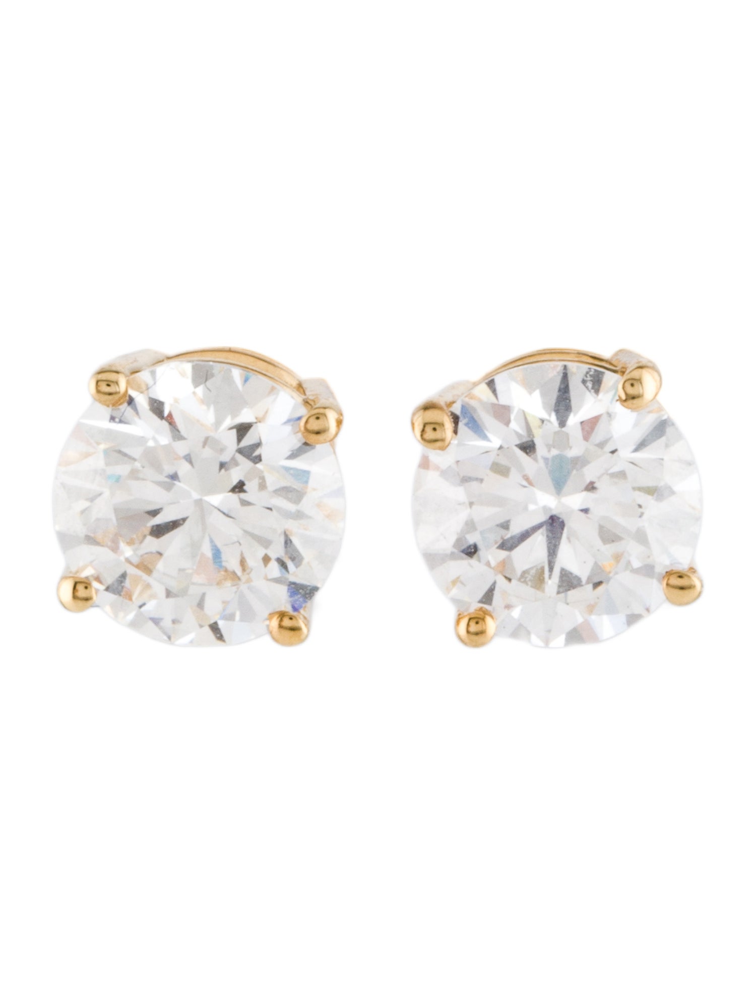 Earrings 14K 3.92ctw Lab-Grown Diamond Stud