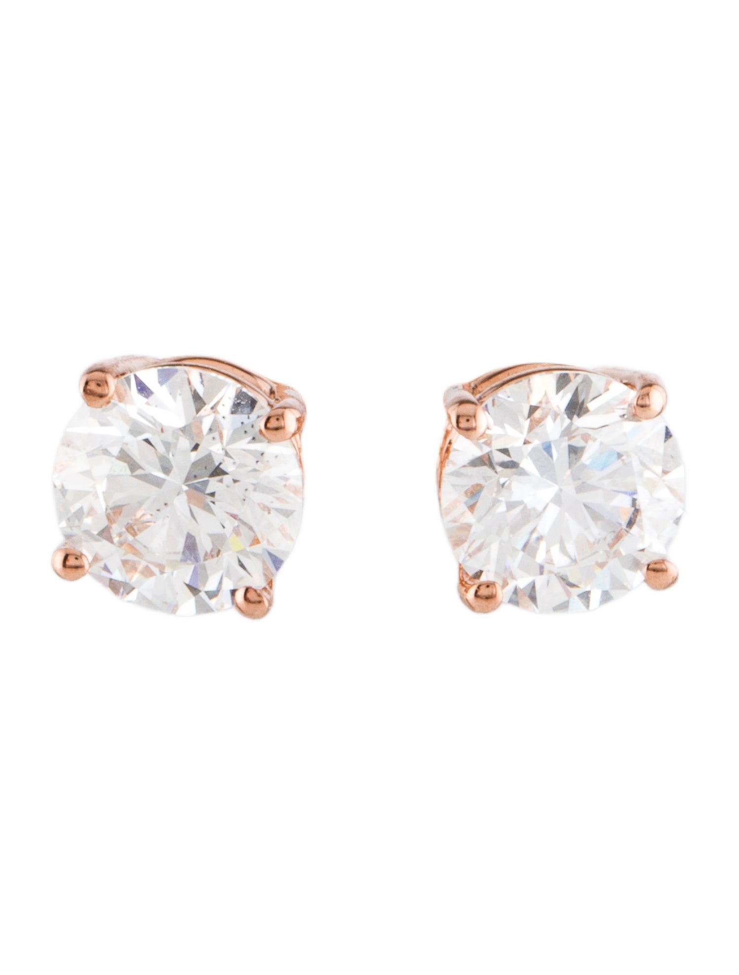 Earrings 14K 3.40ctw Lab-Grown Diamond Stud