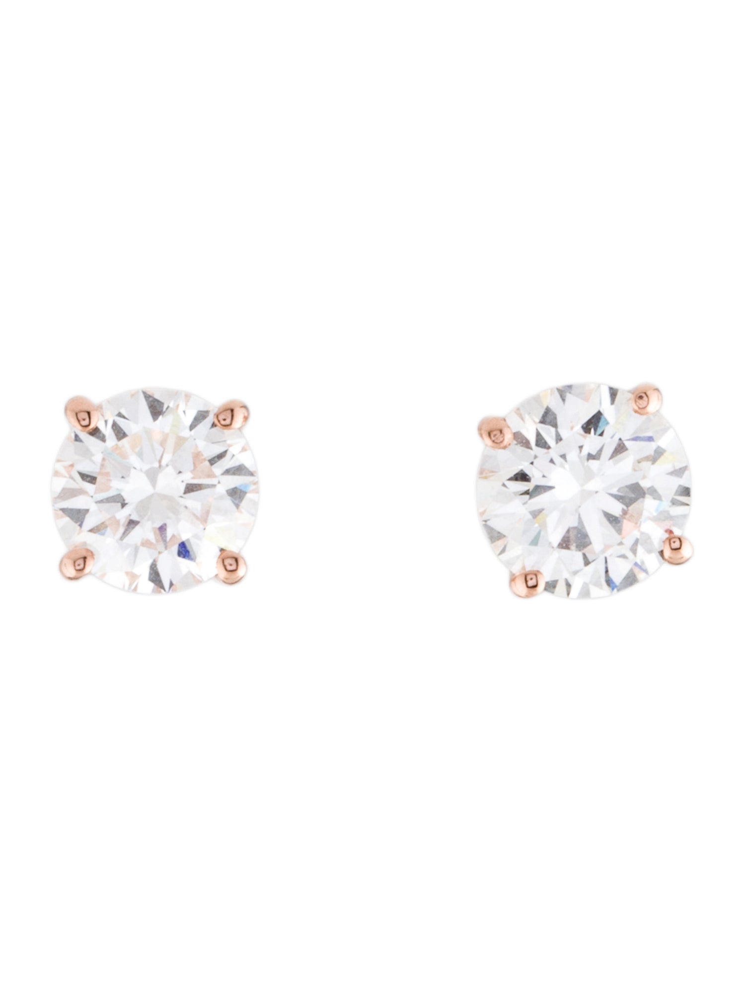 Earrings 14K 3.68ctw Lab-Grown Diamond Stud