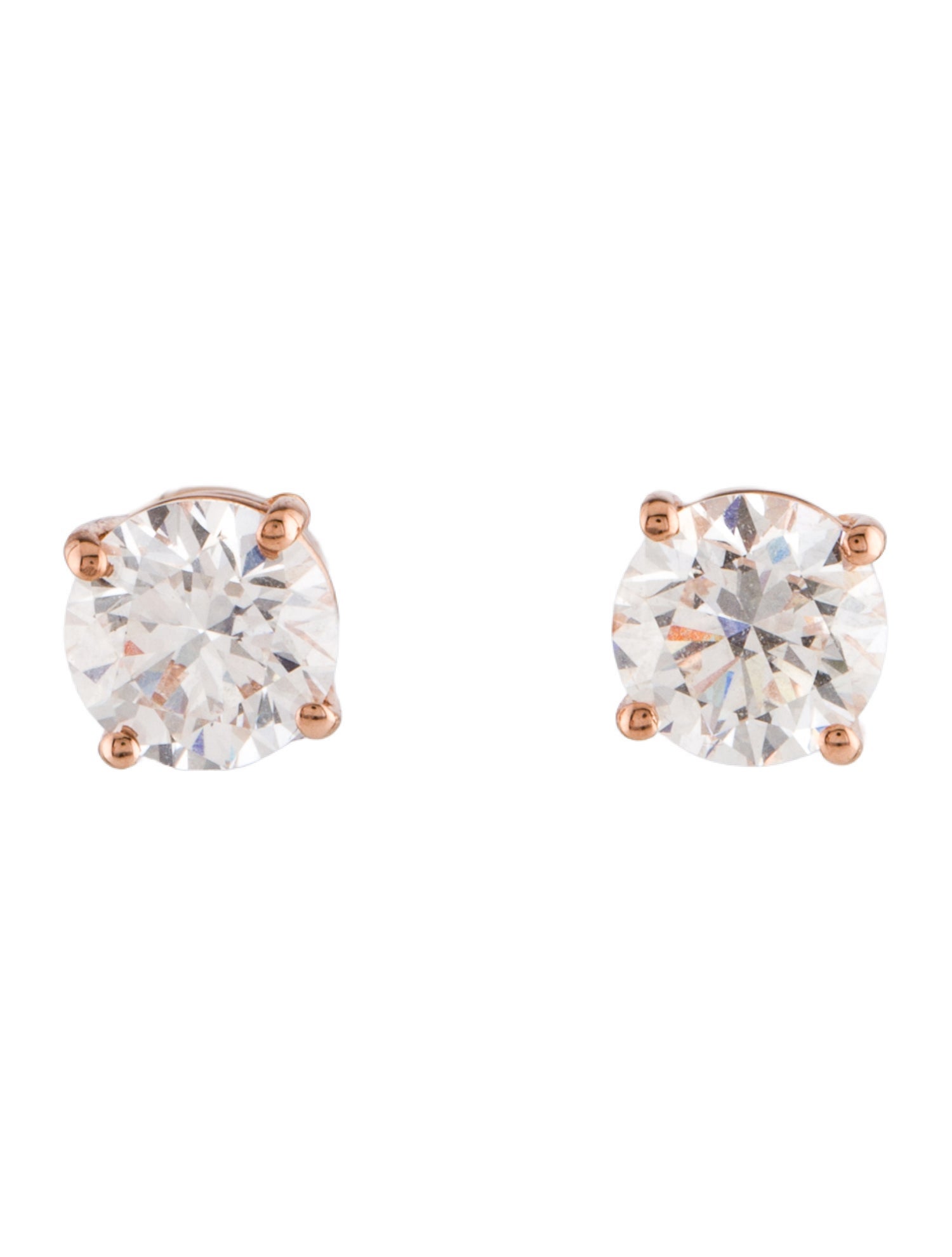 Earrings 14K 3.26ctw Lab-Grown Diamond Stud