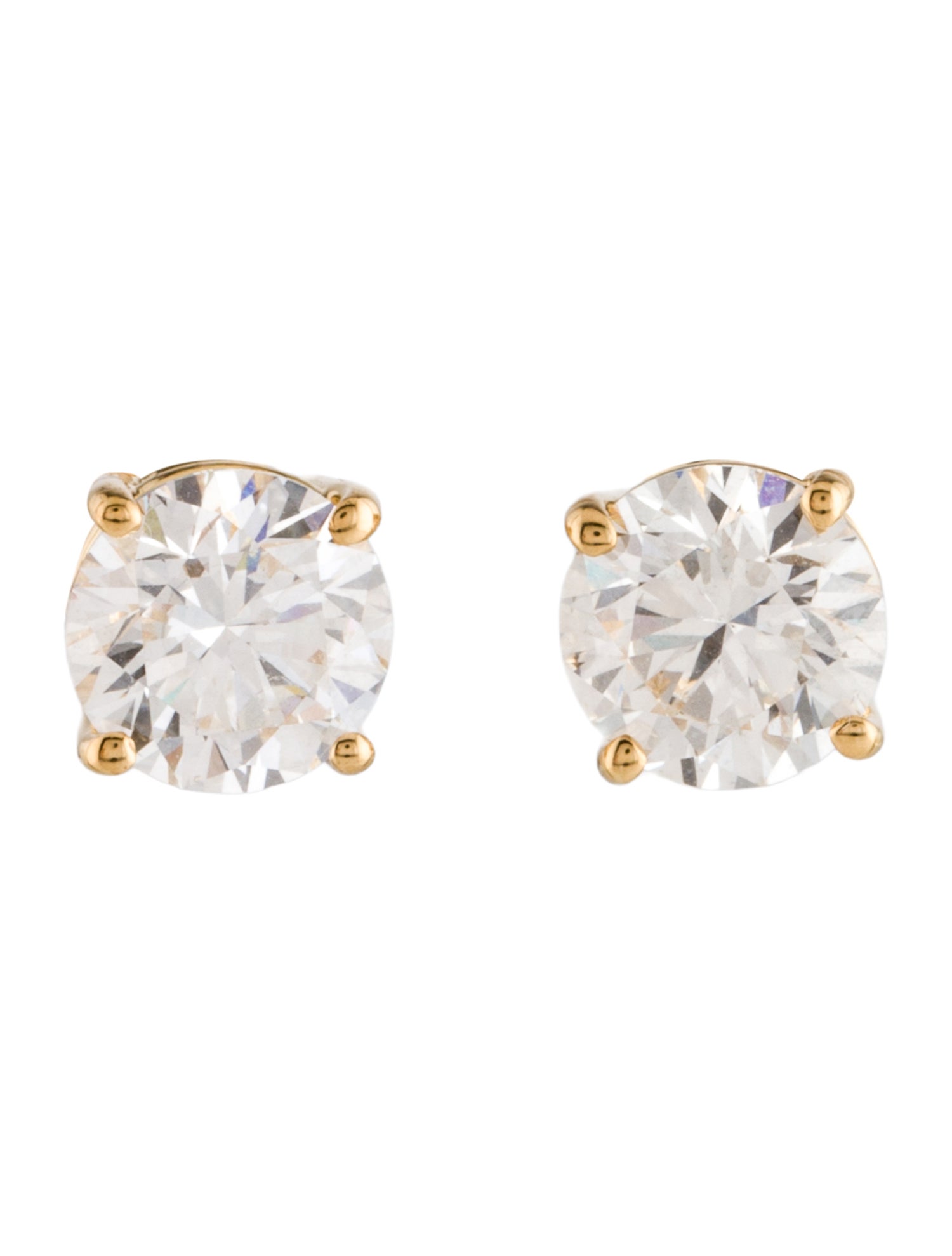 Earrings 14K 3.30ctw Lab-Grown Diamond Stud