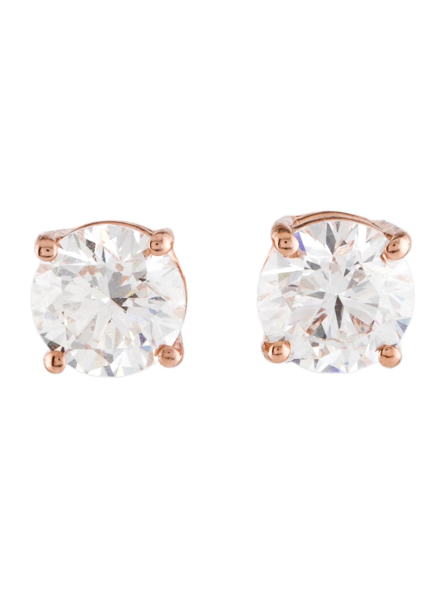 Earrings 14K 3.22ctw Lab-Grown Diamond Stud