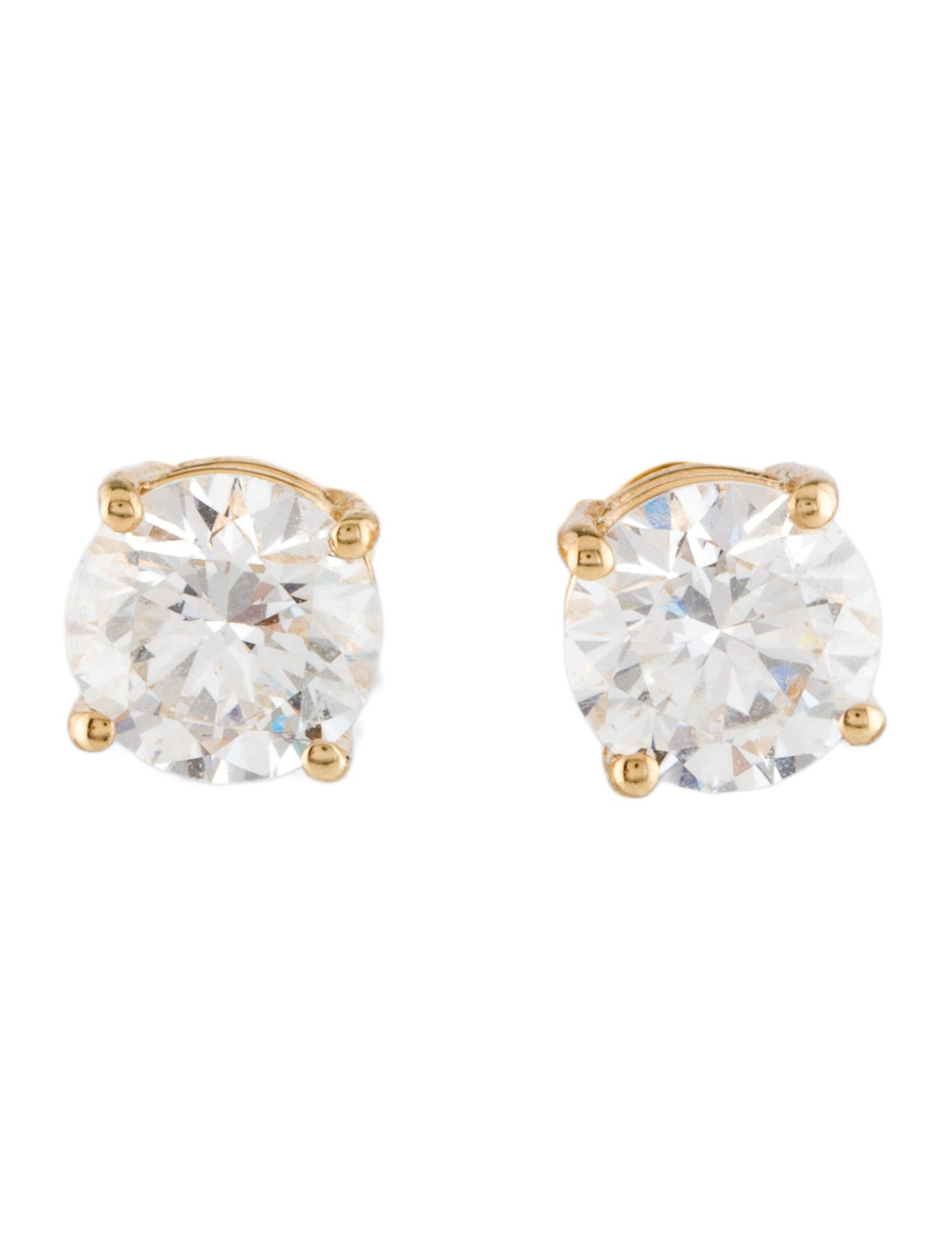 Earrings 14K 3.30ctw Lab-Grown Diamond Stud