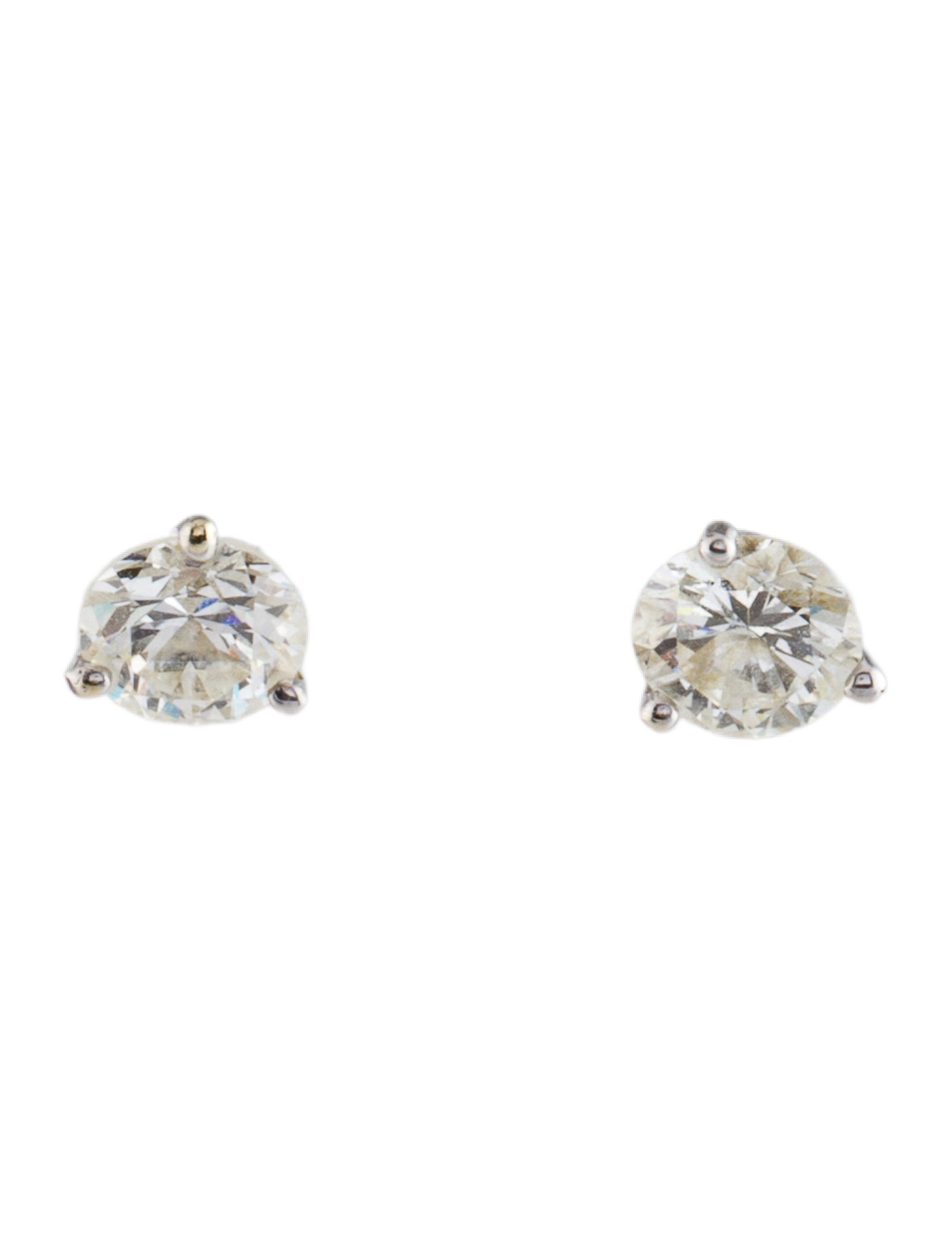 Earrings 14K 1.04ctw Diamond Stud