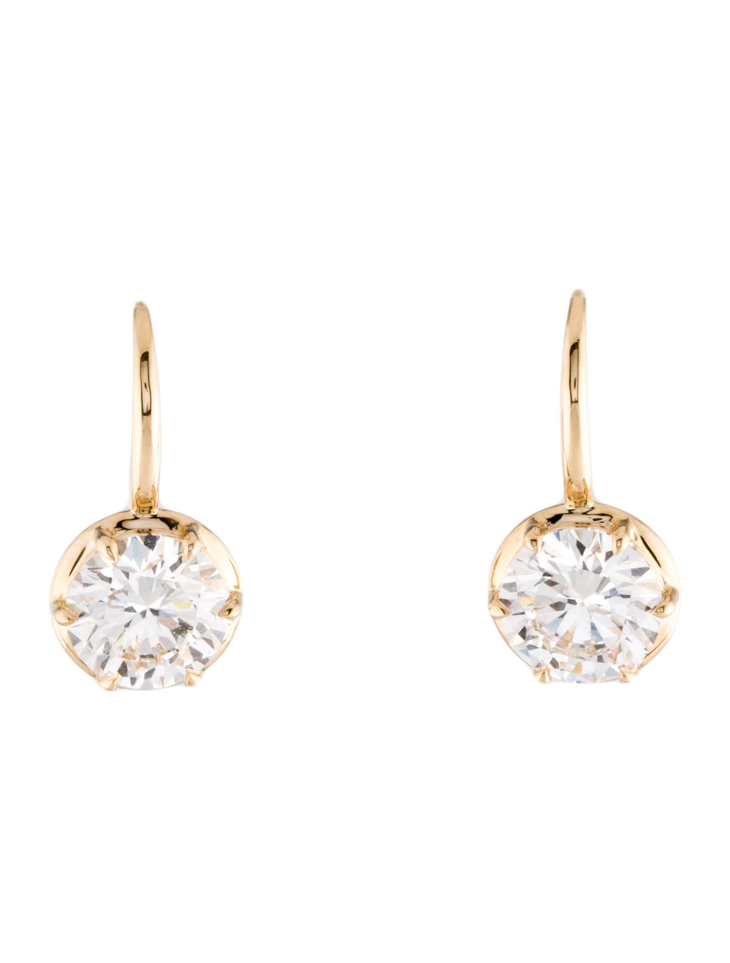 Earrings 14K 6.01ctw Lab-Grown Diamond Drop