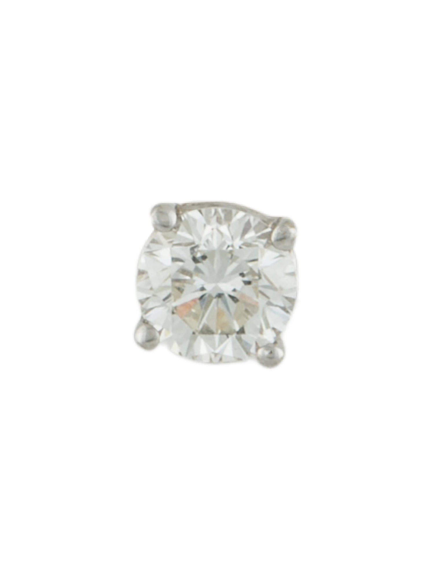 Earrings 18K Diamond Single Stud Earring