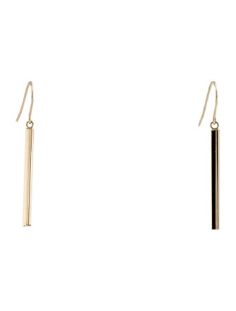 Earrings 14K Bar Drop Earrings