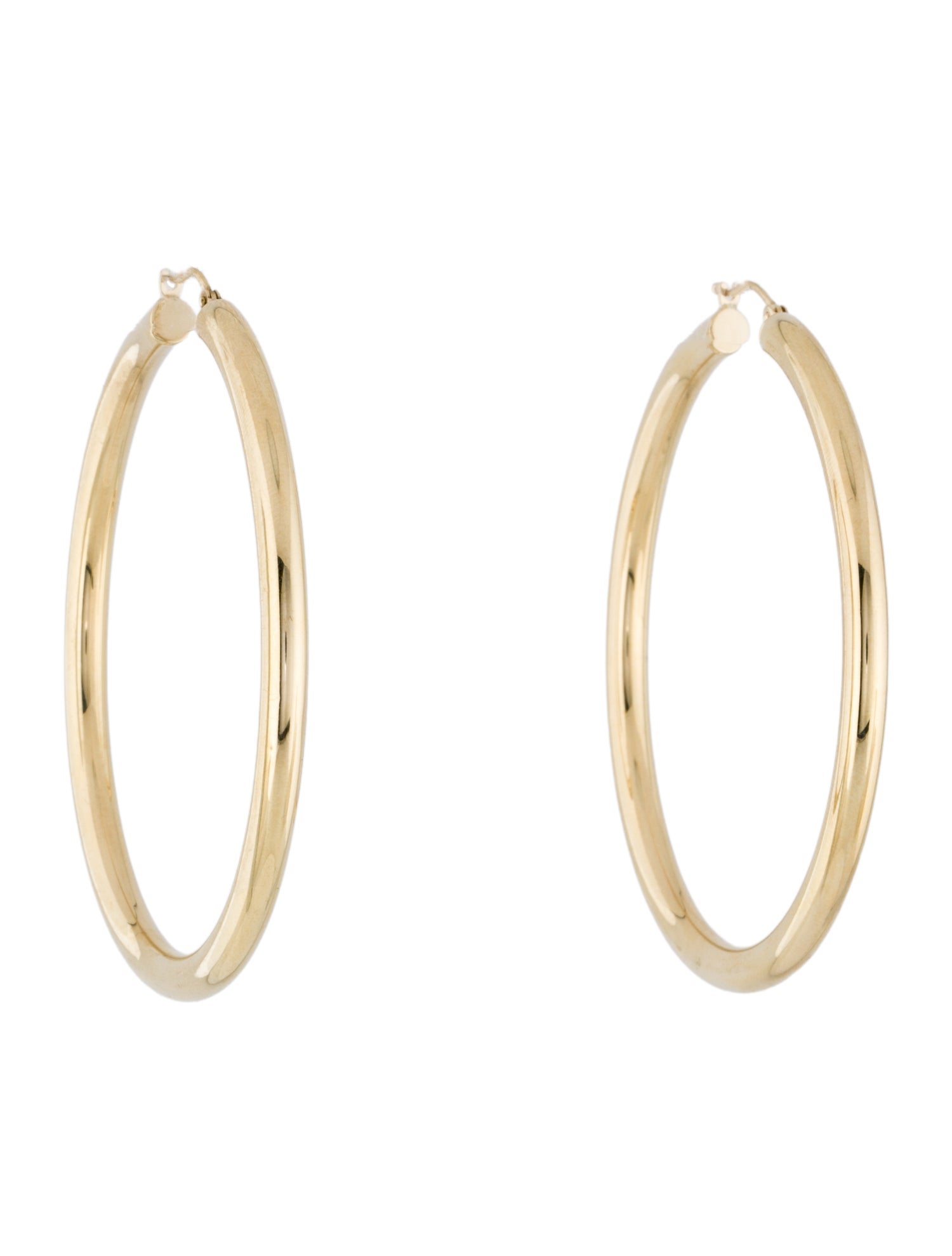 Earrings 14K Extra Large Hoop
