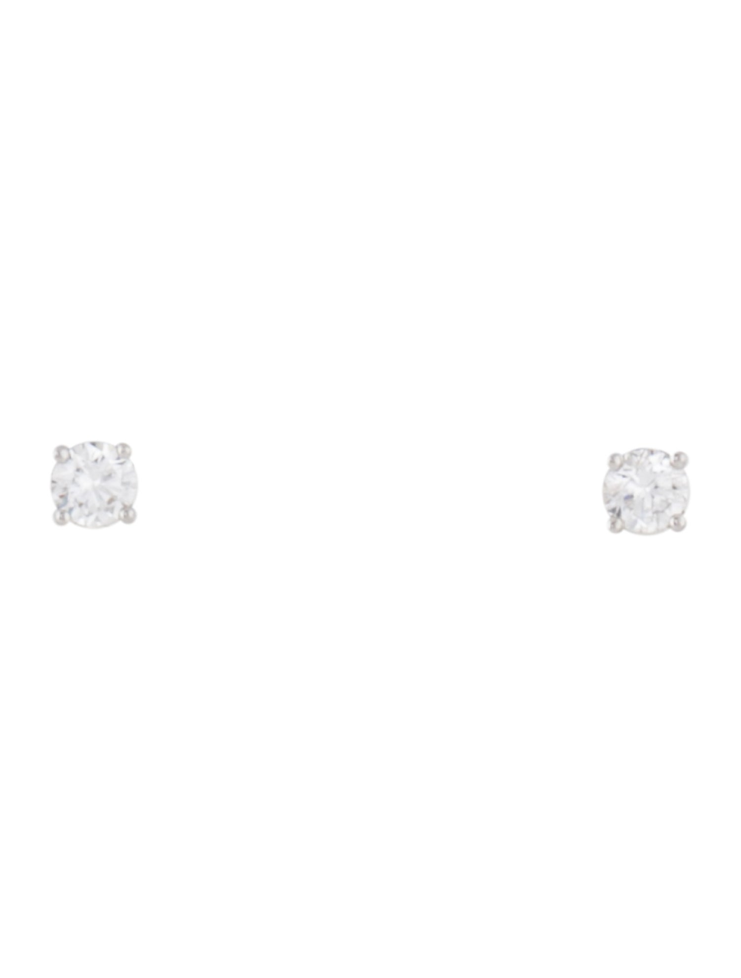 Earrings 14K Diamond Solitaire Stud