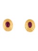 Earrings 18K Ruby Stud Earrings