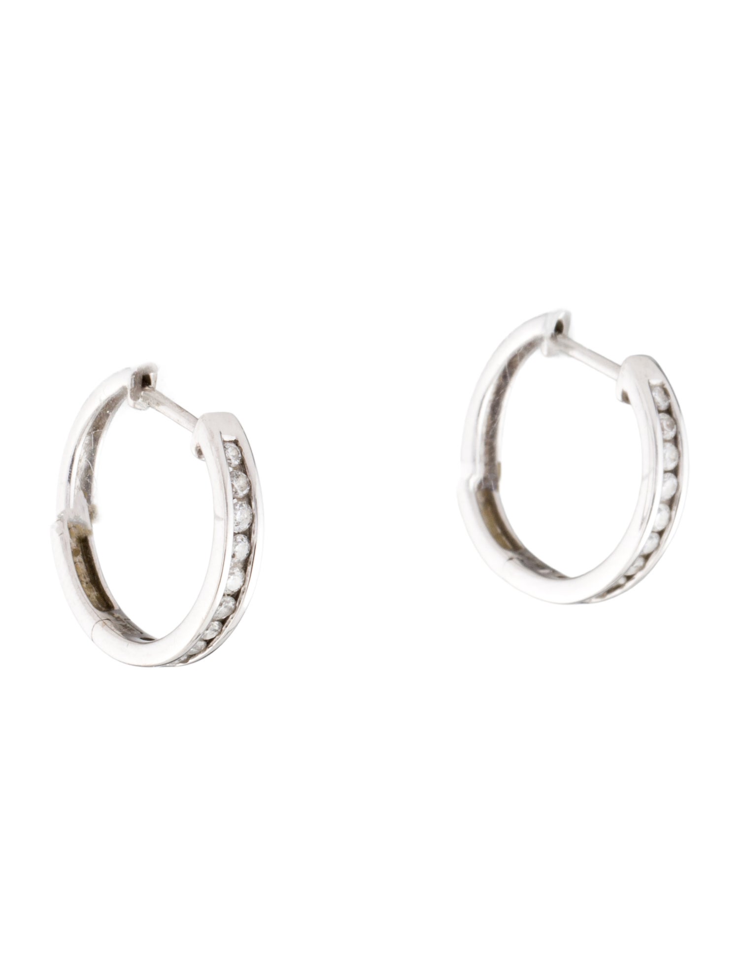 Earrings 10K Diamond Huggie