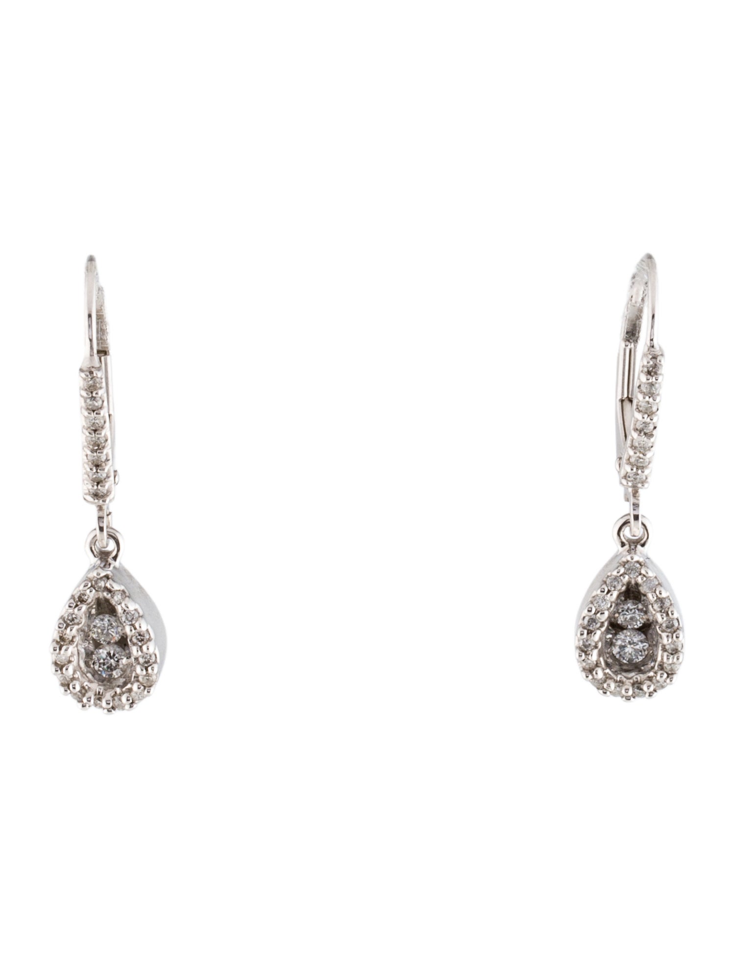Earrings 14K Diamond Drop