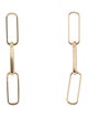 Earrings 14K Paperclip Chain Drop Earrings