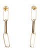 Earrings 14K Paperclip Chain Drop Earrings